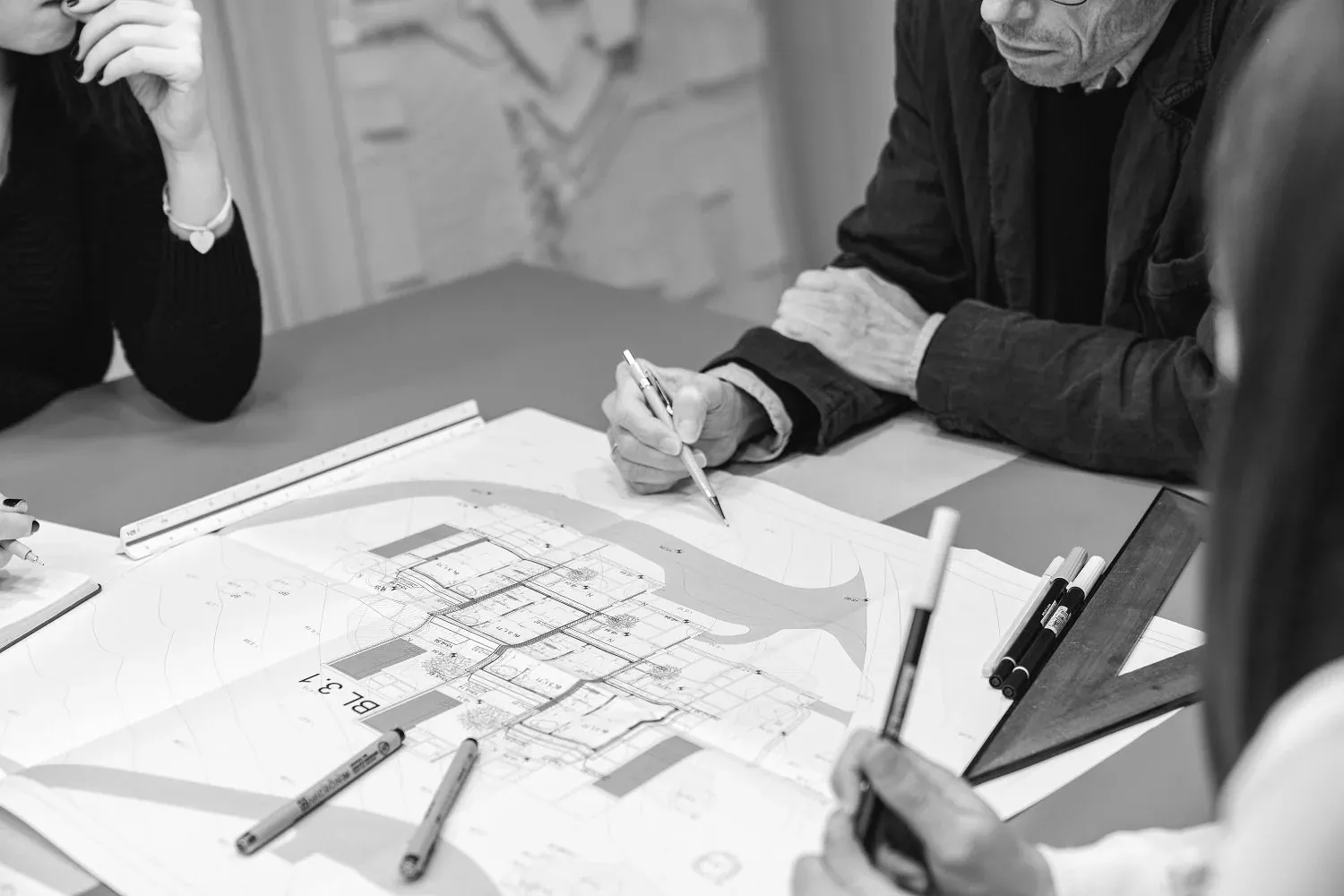 Statement — architects over a site plan